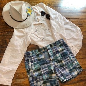 ⭐️SOLD⭐️ NWOT LL Bean madras 6" shorts